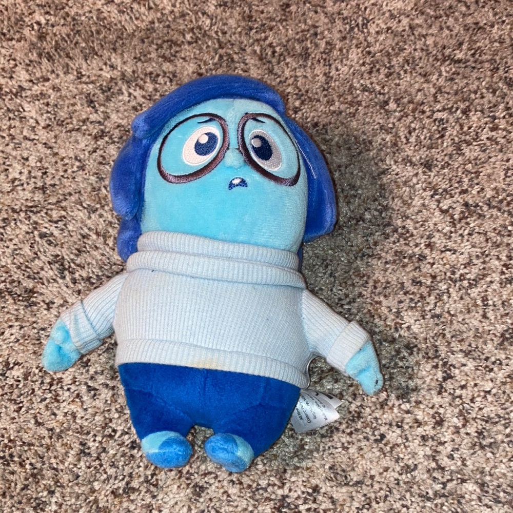 Disney’s Inside out stuff animal - sadness stuff animal.